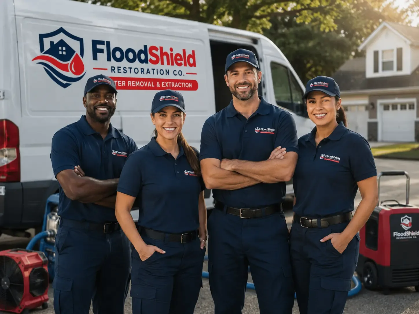 Flood Damage Restoration company in Nu Mine, PA